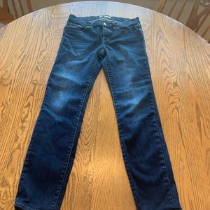 Madewell Women's Skinny Jeans in Dark Blue Wash